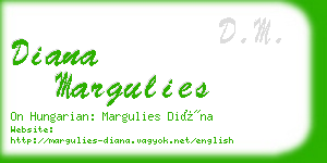 diana margulies business card